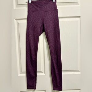 Like New - Zyia Plum Heather Warmth Leggings, Size 2 (XS)